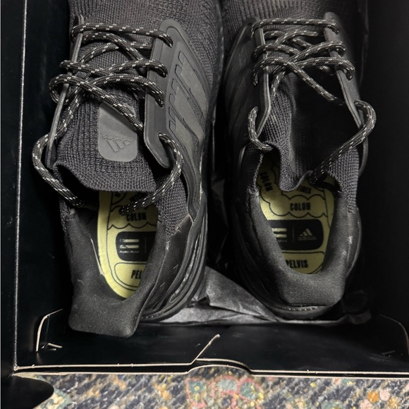 Adidas Ultraboost 20 “All Black” Pharrell Williams GUC Men Size 13 - Picture 10 of 10